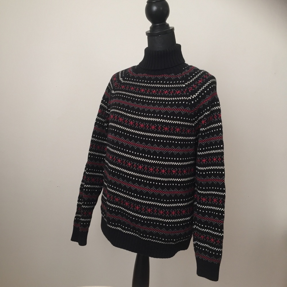 Lands End 100% cotton turtleneck